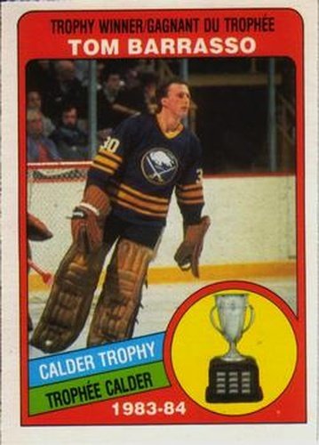 #375 Tom Barrasso - Buffalo Sabres - 1984-85 O-Pee-Chee Hockey