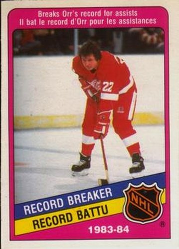 #390 Brad Park - Detroit Red Wings - 1984-85 O-Pee-Chee Hockey