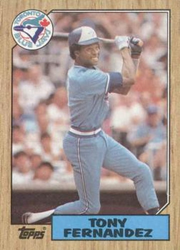 #485 Tony Fernandez - Toronto Blue Jays - 1987 Topps Baseball