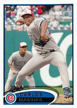 #485 Carlos Marmol - Chicago Cubs - 2012 Topps Baseball