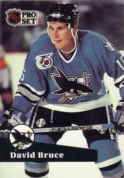 #485 David Bruce - 1991-92 Pro Set Hockey