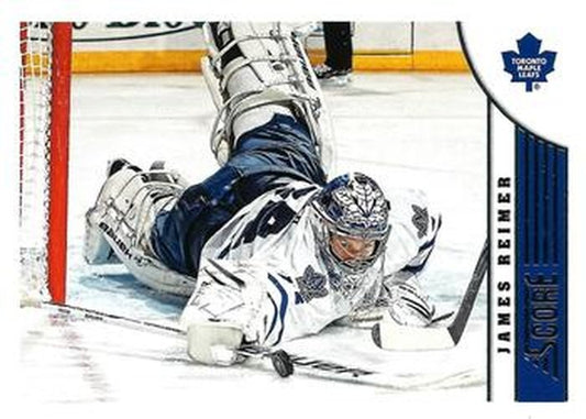 #485 James Reimer - Toronto Maple Leafs - 2013-14 Score Hockey