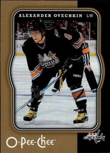 #485 Alexander Ovechkin - Washington Capitals - 2007-08 O-Pee-Chee Hockey