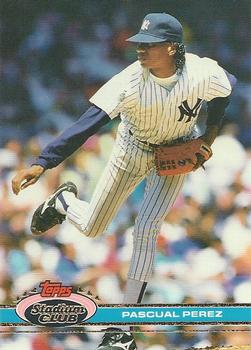 #485 Pascual Perez - New York Yankees - 1991 Stadium Club Baseball