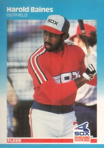 #485 Harold Baines - Chicago White Sox - 1987 Fleer Baseball