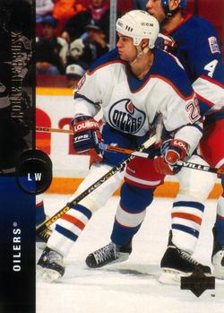 #485 Louie DeBrusk - Edmonton Oilers - 1994-95 Upper Deck Hockey