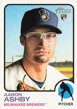 #485 Aaron Ashby - Milwaukee Brewers - 2022 Topps Heritage Baseball