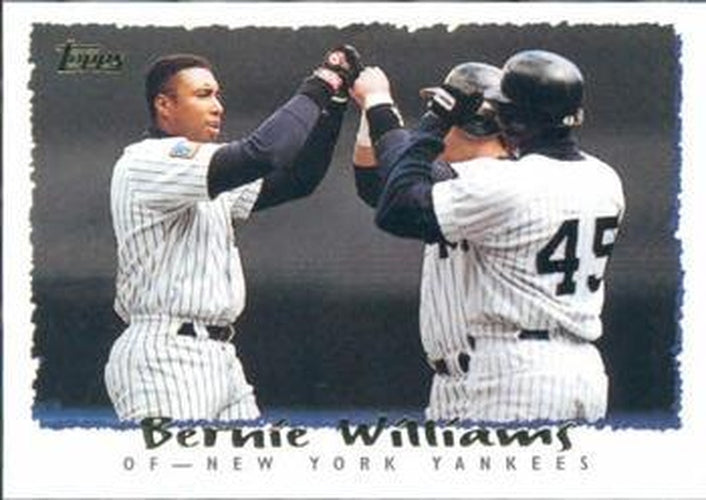 #485 Bernie Williams - New York Yankees - 1995 Topps Baseball