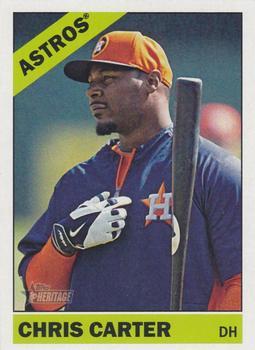 #485 Chris Carter - Houston Astros - 2015 Topps Heritage Baseball