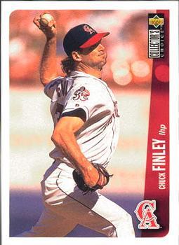 #485 Chuck Finley - California Angels - 1996 Collector's Choice Baseball