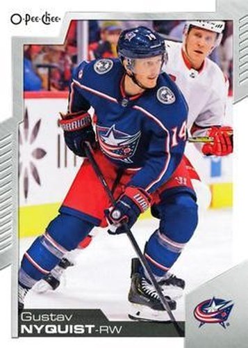#485 Gustav Nyquist - Columbus Blue Jackets - 2020-21 O-Pee-Chee Hockey