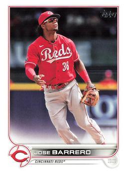 #485 Jose Barrero - Cincinnati Reds - 2022 Topps Baseball