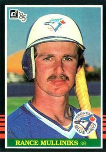 #485 Rance Mulliniks - Toronto Blue Jays - 1985 Donruss Baseball