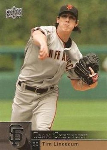 #485 Tim Lincecum - San Francisco Giants - 2009 Upper Deck Baseball