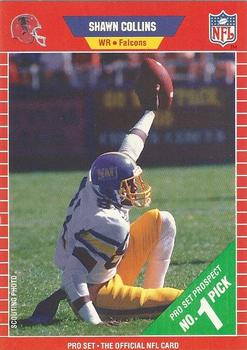 #485 Shawn Collins - Atlanta Falcons - 1989 Pro Set Football