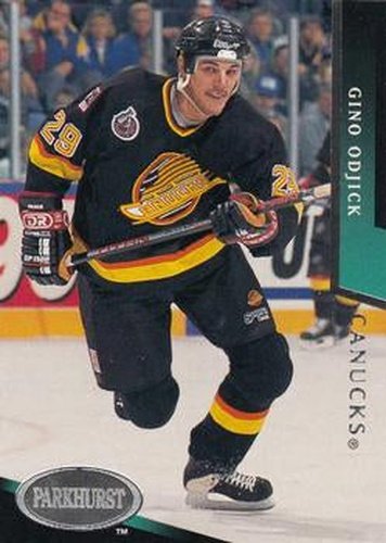 #485 Gino Odjick - Vancouver Canucks - 1993-94 Parkhurst Hockey