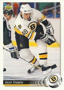 #485 Jozef Stumpel - Boston Bruins - 1992-93 Upper Deck Hockey