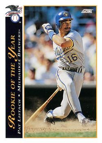 #485 Pat Listach - Milwaukee Brewers - 1993 Score Baseball