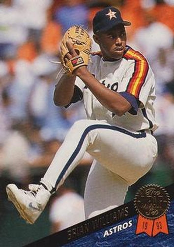#485 Brian Williams - Houston Astros - 1993 Leaf Baseball