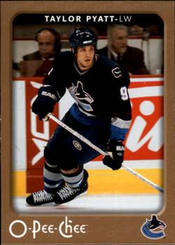 #485 Taylor Pyatt - Vancouver Canucks - 2006-07 O-Pee-Chee Hockey