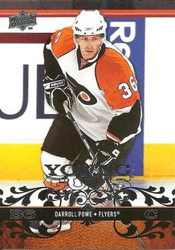 #485 Darroll Powe - Philadelphia Flyers - 2008-09 Upper Deck Hockey