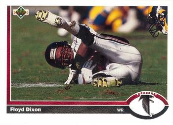#485 Floyd Dixon - Atlanta Falcons - 1991 Upper Deck Football