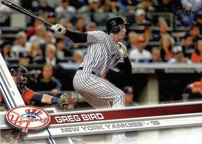 #485a Greg Bird - New York Yankees - 2017 Topps Baseball