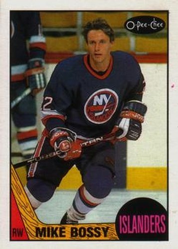 #105 Mike Bossy - New York Islanders - 1987-88 O-Pee-Chee Hockey