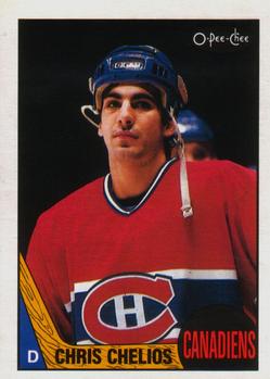 #106 Chris Chelios - Montreal Canadiens - 1987-88 O-Pee-Chee Hockey