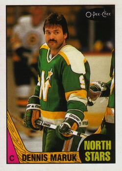 #117 Dennis Maruk - Minnesota North Stars - 1987-88 O-Pee-Chee Hockey