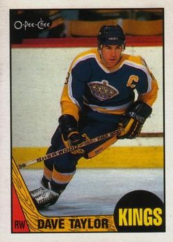 #118 Dave Taylor - Los Angeles Kings - 1987-88 O-Pee-Chee Hockey