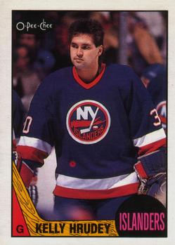 #119 Kelly Hrudey - New York Islanders - 1987-88 O-Pee-Chee Hockey