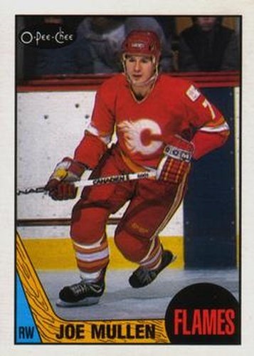 #126 Joe Mullen - Calgary Flames - 1987-88 O-Pee-Chee Hockey