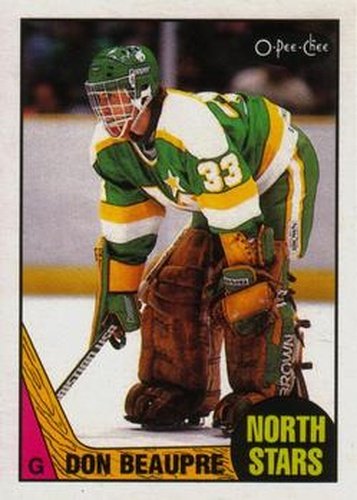 #132 Don Beaupre - Minnesota North Stars - 1987-88 O-Pee-Chee Hockey