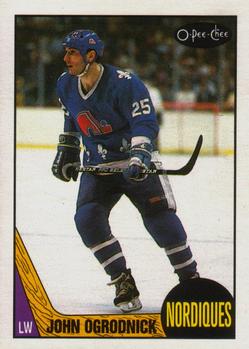 #134 John Ogrodnick - Quebec Nordiques - 1987-88 O-Pee-Chee Hockey