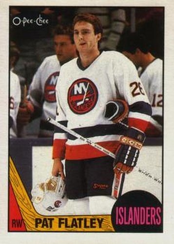 #136 Patrick Flatley - New York Islanders - 1987-88 O-Pee-Chee Hockey