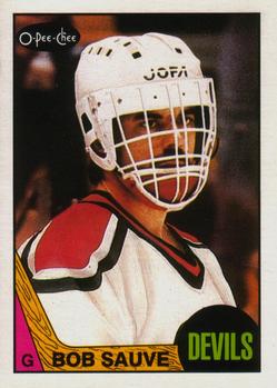 #140 Bob Sauve - New Jersey Devils - 1987-88 O-Pee-Chee Hockey