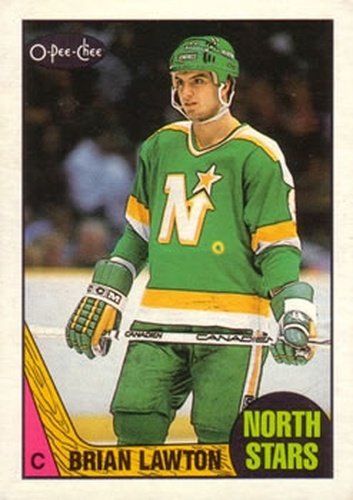 #145 Brian Lawton - Minnesota North Stars - 1987-88 O-Pee-Chee Hockey