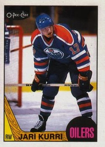 #148 Jari Kurri - Edmonton Oilers - 1987-88 O-Pee-Chee Hockey