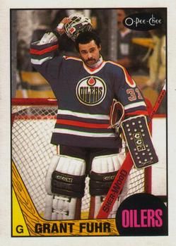 #178 Grant Fuhr - Edmonton Oilers - 1987-88 O-Pee-Chee Hockey