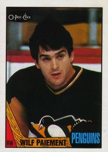 #180 Wilf Paiement - Pittsburgh Penguins - 1987-88 O-Pee-Chee Hockey