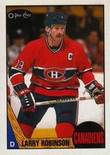 #192 Larry Robinson - Montreal Canadiens - 1987-88 O-Pee-Chee Hockey