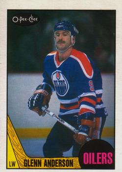 #199 Glenn Anderson - Edmonton Oilers - 1987-88 O-Pee-Chee Hockey