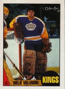 #19 Rollie Melanson - Los Angeles Kings - 1987-88 O-Pee-Chee Hockey