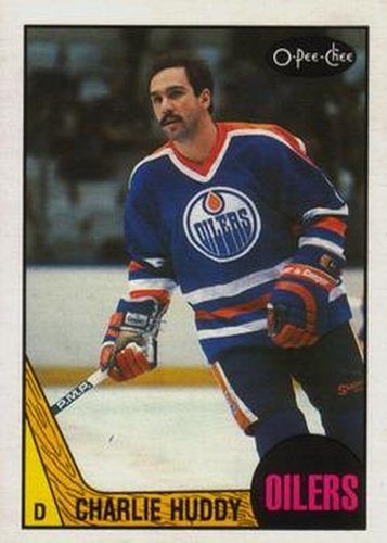#207 Charlie Huddy - Edmonton Oilers - 1987-88 O-Pee-Chee Hockey