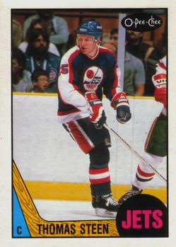 #221 Thomas Steen - Winnipeg Jets - 1987-88 O-Pee-Chee Hockey