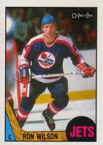 #224 Ron Wilson - Winnipeg Jets - 1987-88 O-Pee-Chee Hockey