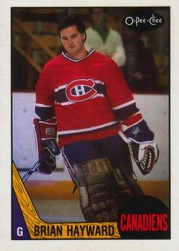 #230 Brian Hayward - Montreal Canadiens - 1987-88 O-Pee-Chee Hockey