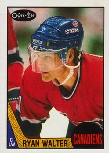 #231 Ryan Walter - Montreal Canadiens - 1987-88 O-Pee-Chee Hockey