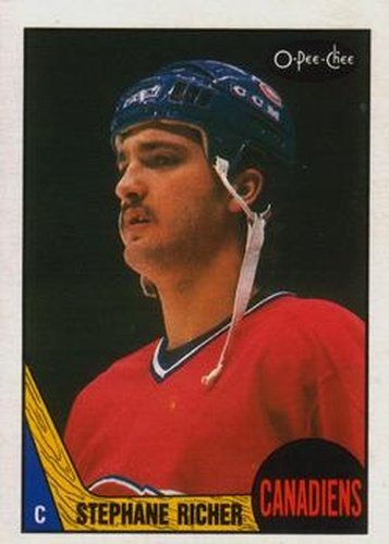#233 Stephane Richer - Montreal Canadiens - 1987-88 O-Pee-Chee Hockey
